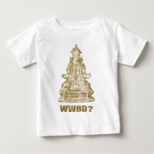 Was würde Buddha tun? Baby T-shirt