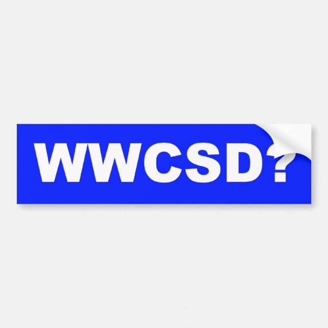 Was würde Charlie Sheen tun? Autoaufkleber (Vorne)