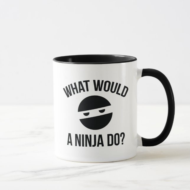 Was würde ein Ninja tun? Tasse (Rechts)