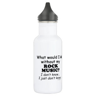 Was würde ich tun, Rock Music? Edelstahlflasche