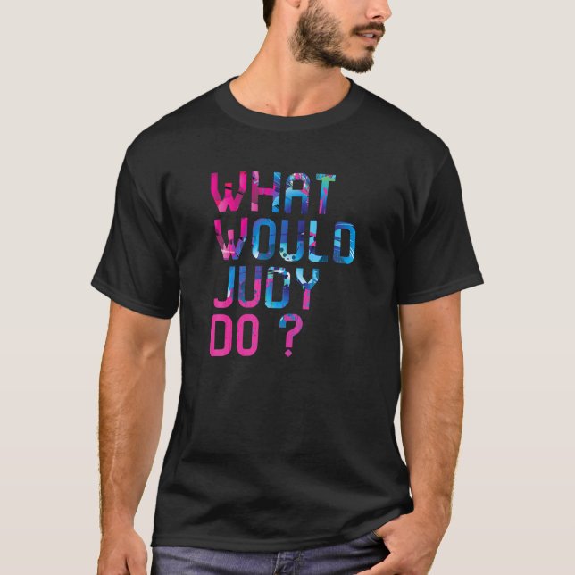 Was würde Judy tun Myth Personalisiert Christm T-Shirt (Vorderseite)