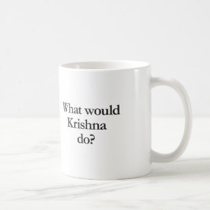 Was würde krishna tun? kaffeetasse