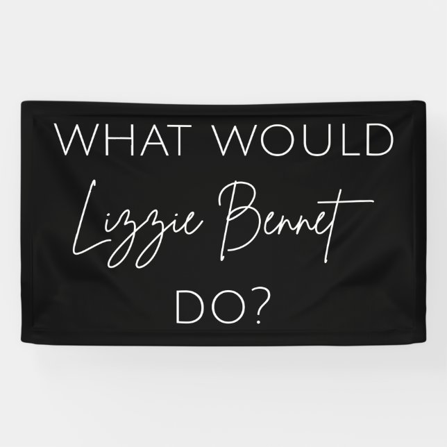 Was würde Lizzie Bennet tun? Banner (Horizontal)