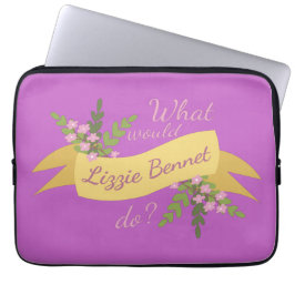 Was würde Lizzie Bennet tun? II Laptopschutzhülle