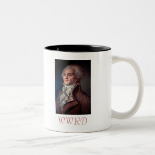Was würde Robespierre tun? Zweifarbige Tasse