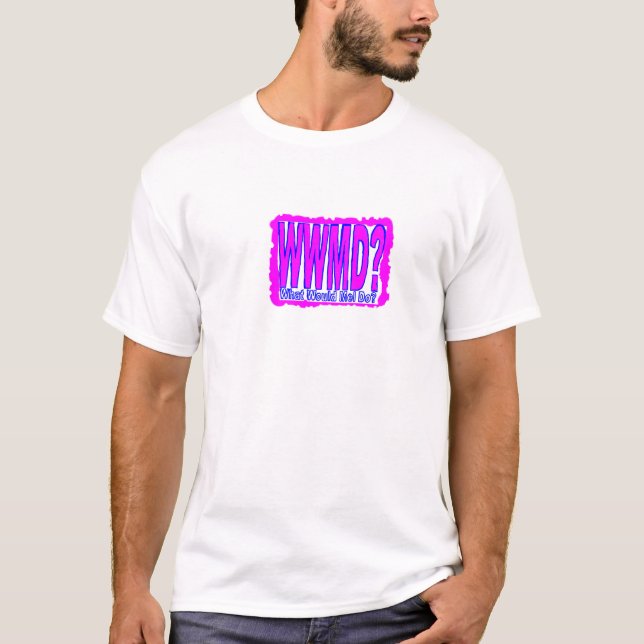 Was würden Mel tun? - Schablone T-Shirt (Vorderseite)