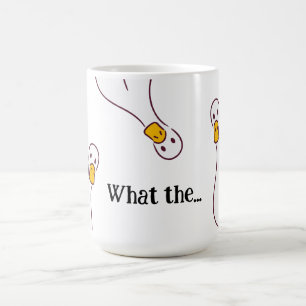 Was zum... Dumme Gans Kaffeetasse