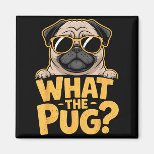 Was zum Pug für Kinder Jungen Lustiger Hunde Liebh Magnet