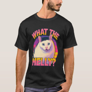 Was zum Teufel ist das ironische Meme-Katze-Brainr T-Shirt