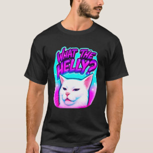 Was zum Teufel ist das ironische Meme-Katzen-Gehir T-Shirt