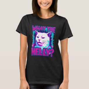 Was zum Teufel ist das ironische Meme-Katzen-Gehir T-Shirt