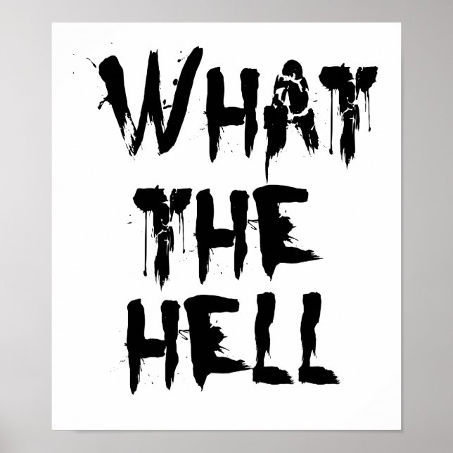 Was zum Teufel? Poster (Vorne)