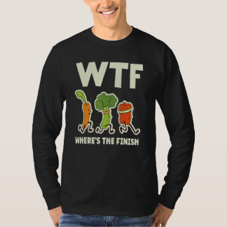 Was zum Teufel, wo ist das Ziel, Gemüse läuft T-Shirt