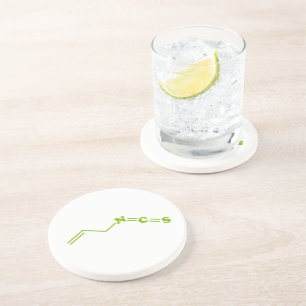 Wasabi Allyl Isothiocyanat Molekulare Formel Getränkeuntersetzer