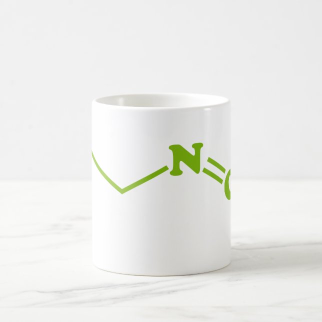 Wasabi Allyl Isothiocyanat Molekulare Formel Kaffeetasse (Mittel)