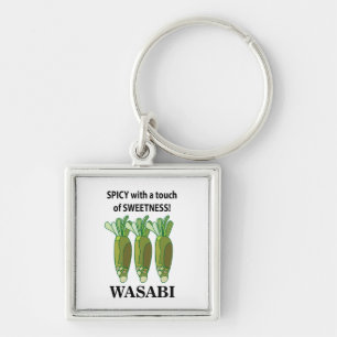 Wasabi Scharf Mit Einer Note Von Süße Wasabi Schlüsselanhänger