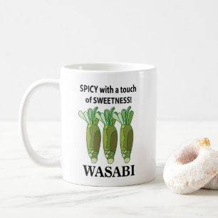 Wasabi scharf mit einer Touch von Süße Wasabi Kaffeetasse