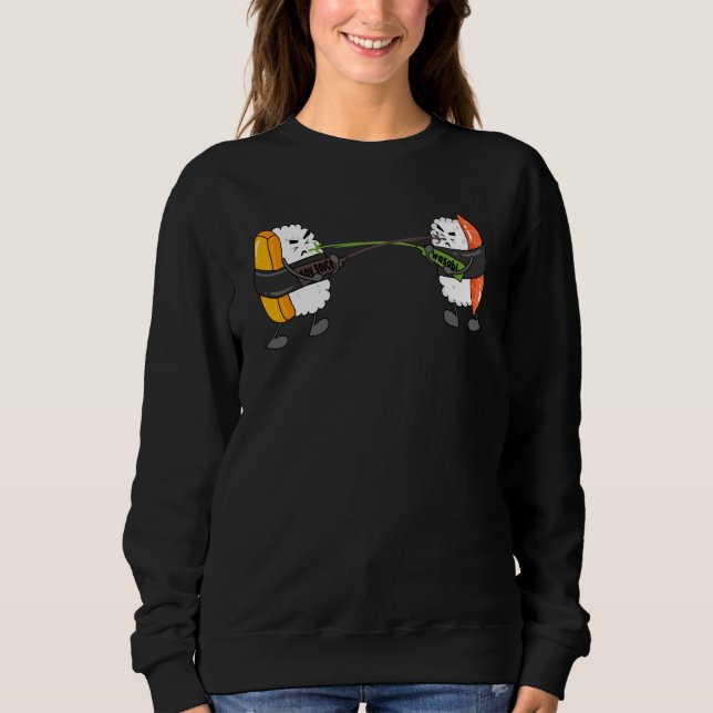 Wasabi Sushi Japanese Horseradish Spicy Paste Cond Sweatshirt (Vorderseite)