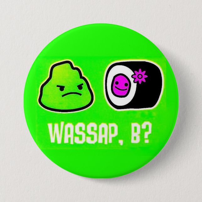 Wasap, B? Button (Vorderseite)