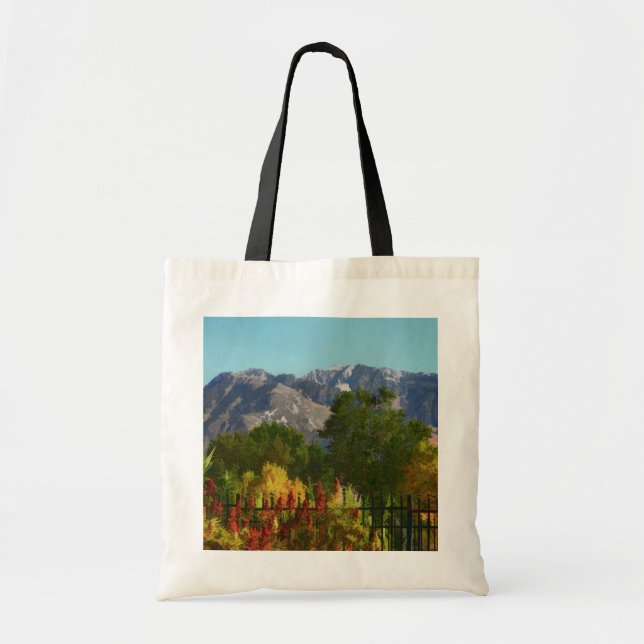 Wasatch Gebirgsherbst in Utah Tragetasche (Vorne)