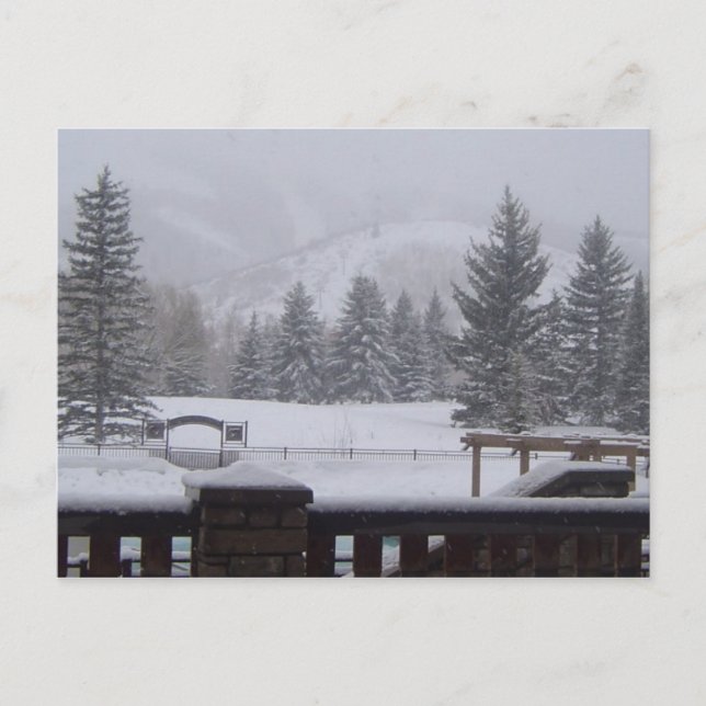 Wasatch Mountains, Park City, Utah Postkarte (Vorderseite)