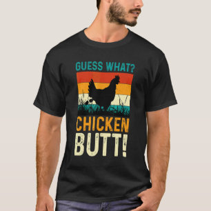 Wasch dir den Hühnerhintern Weißes Design T-Shirt