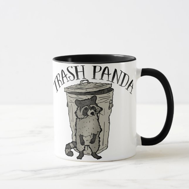 Waschbär-Abfall-Panda Tasse (Rechts)