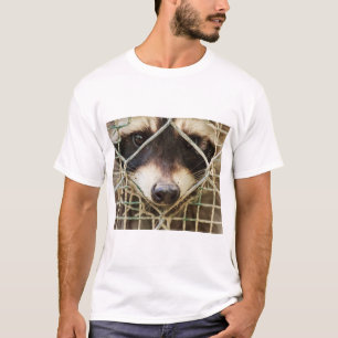 Waschbär auf T-Shirts
