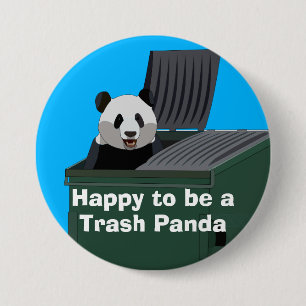 Waschbär-Button Button