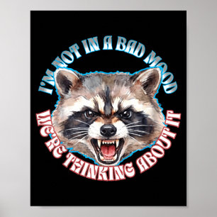 Waschbär dachte an multiple Persönlichkeit Poster