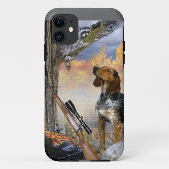 Waschbär eingeschlossen in einem Baum Case-Mate iPhone Hülle (Rückseite)