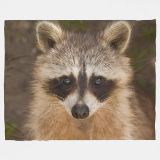 Waschbär Fleecedecke
