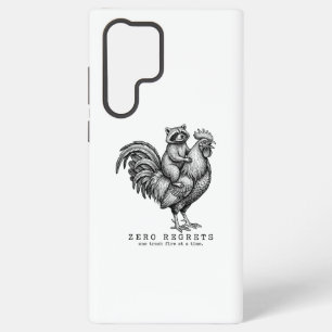 Waschbär Hahn Samsung Hülle Lustiges Geschenk Samsung Galaxy Hülle