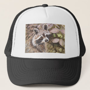 Waschbär-Hut Truckerkappe