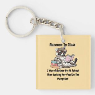 Waschbär in der Klasse Schlüsselanhänger