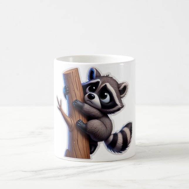Waschbär Kaffeetasse (Mittel)
