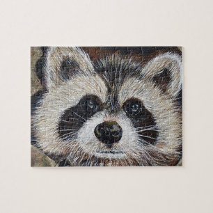 Waschbär-Malerei