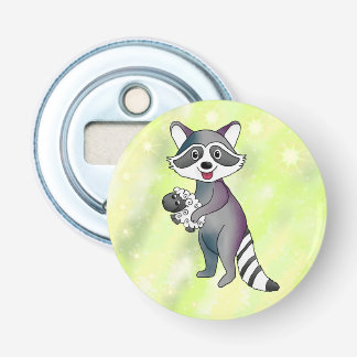 Waschbär mit Schaf Flaschenöffner