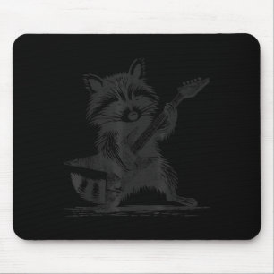 Waschbär Rock Musik Für Männer Frauen Band Kids Ro Mousepad