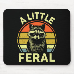 Waschbär-Shirt Ein bisschen wildlustig Waschbär Pr Mousepad