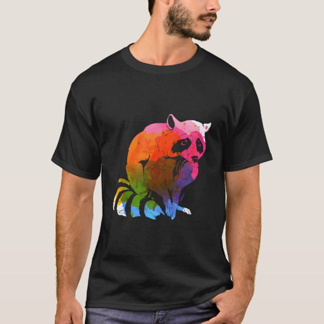 Waschbär T-Shirt (Vorderseite)
