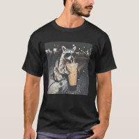 Waschbär-trinkt-Eiskaffee