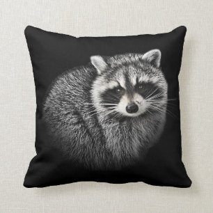 Waschbär-Wurfs-Kissen Kissen