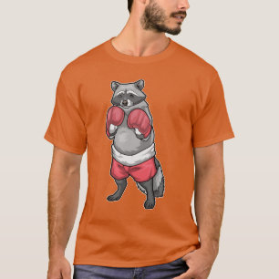 Waschbären Boxer Boxhandschuhe Boxen T-Shirt