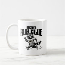 Waschbären Laufclub Marathon Retro Trash Panda