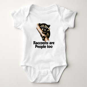 Waschbären sind Leute auch Baby Strampler