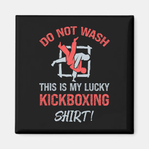 Wasche Dies Nicht Dies Ist Mein Glücks Kickbox-Shi Magnet