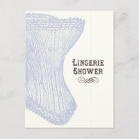 Wäsche Dusche Postkarte