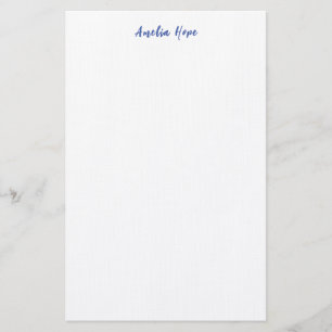 Wäsche Minimalistisch Beruflich Schlicht Ihren Nam Briefpapier