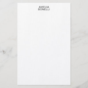 Wäsche Moderne Minimalistische Berufliche Schlicht Briefpapier